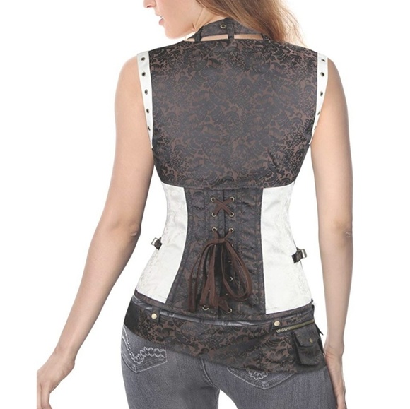 Renesaunce bustier steel boned corset - Picture 3 of 6